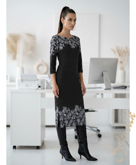 Платье трикотажное