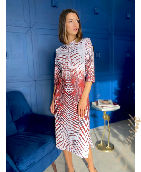 Платье трикотажное