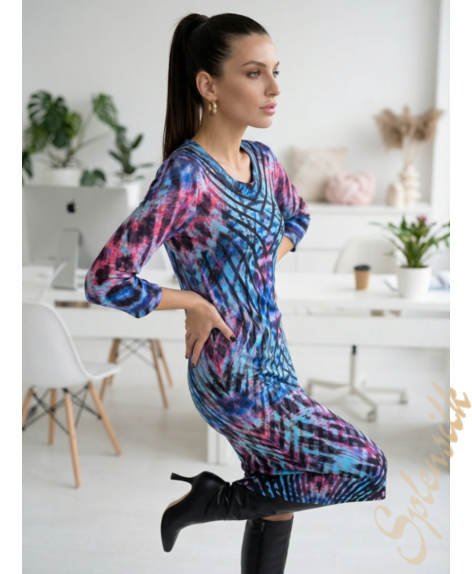 Платье трикотажное