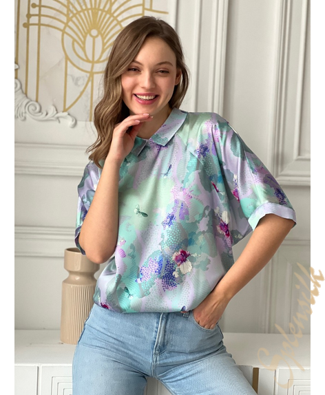 Блузка из натурального шелка