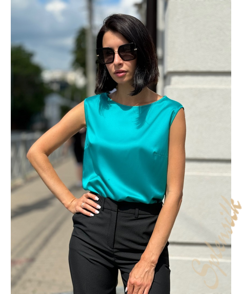 Топ из натурального шелка