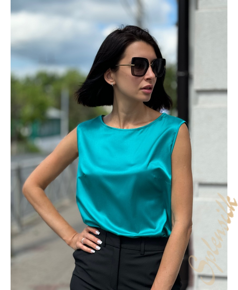 Топ из натурального шелка