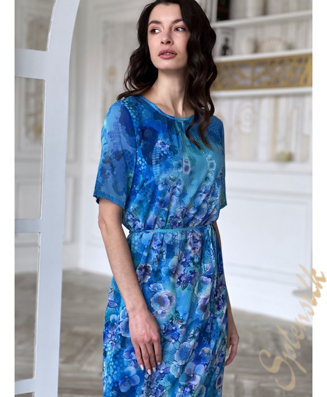 Платье из натурального шелка