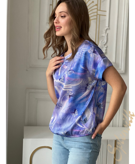 Блузка из натурального шелка