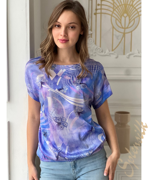 Блузка из натурального шелка