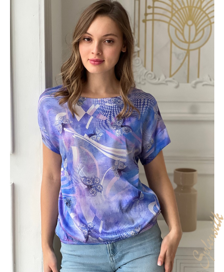 Блузка из натурального шелка