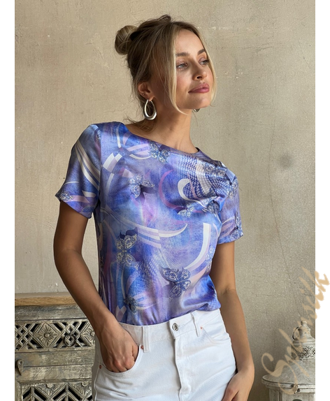 Блузка из натурального шелка