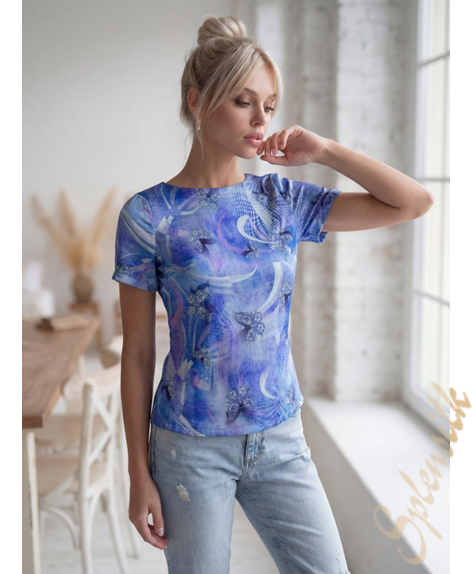 Блузка из натурального шелка