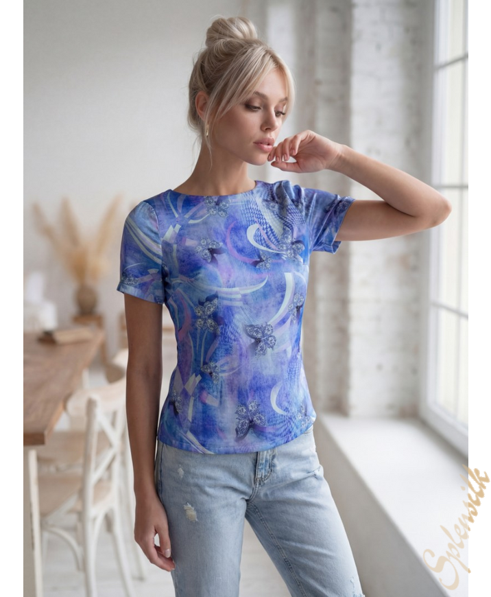 Блузка из натурального шелка