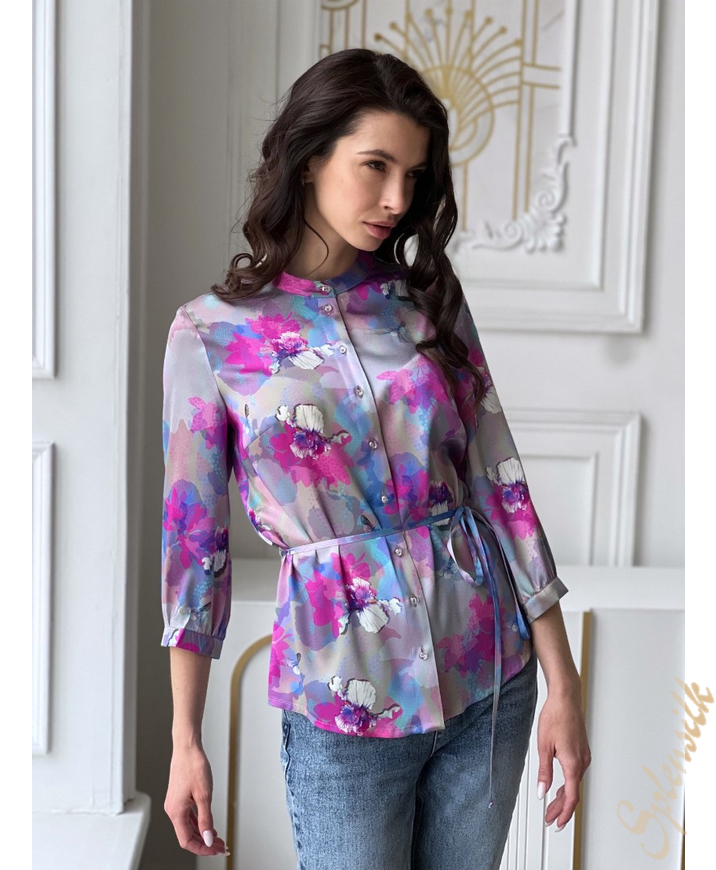 Блузка из натурального шелка