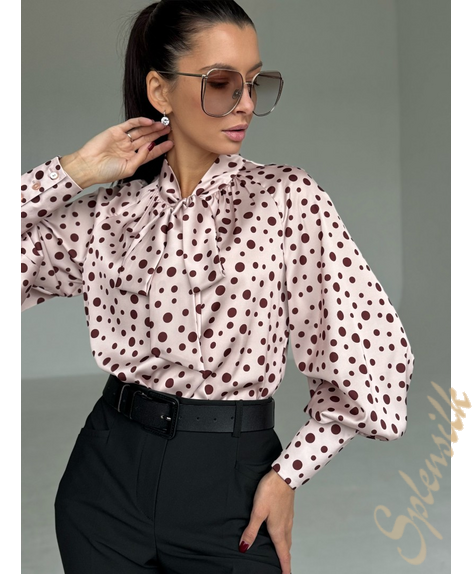 Блузка из искусственного шелка