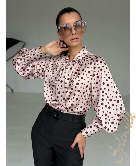 Блузка из искусственного шелка