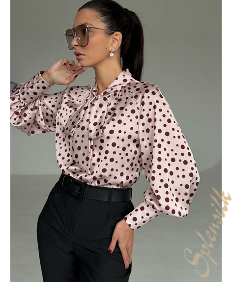 Блузка из искусственного шелка