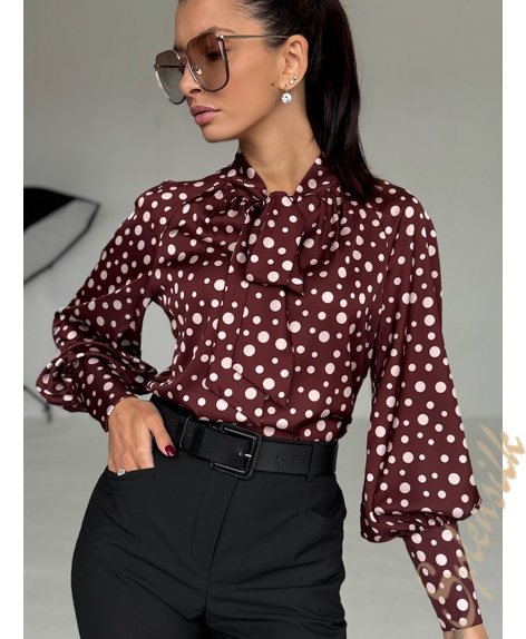 Блузка из искусственного шелка