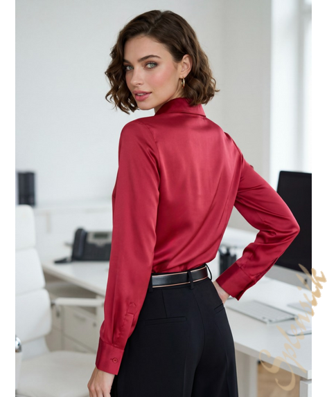 Рубашка из искусственного шелка