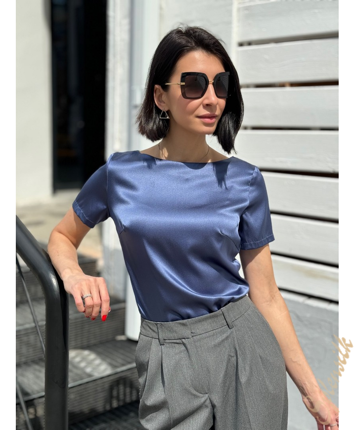 Блузка из натурального шелка