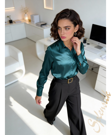 Рубашка из искусственного шелка