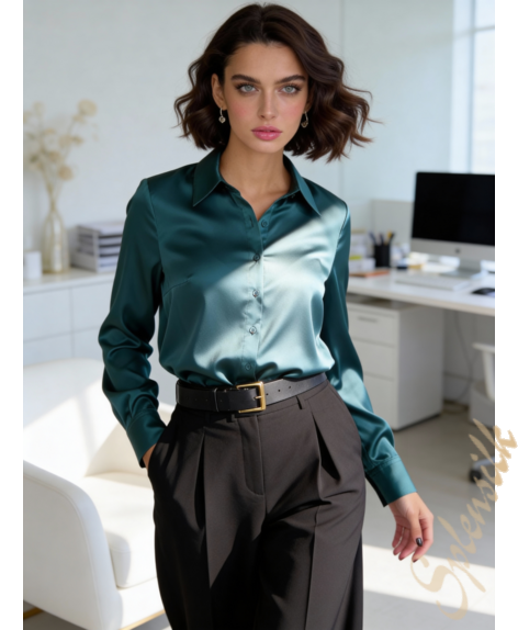 Рубашка из искусственного шелка