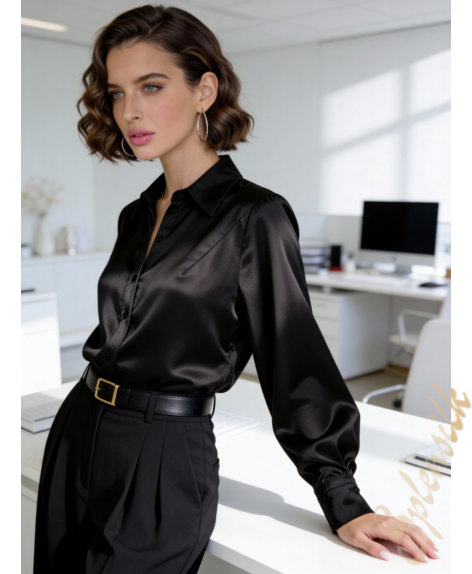 Рубашка из искусственного шелка