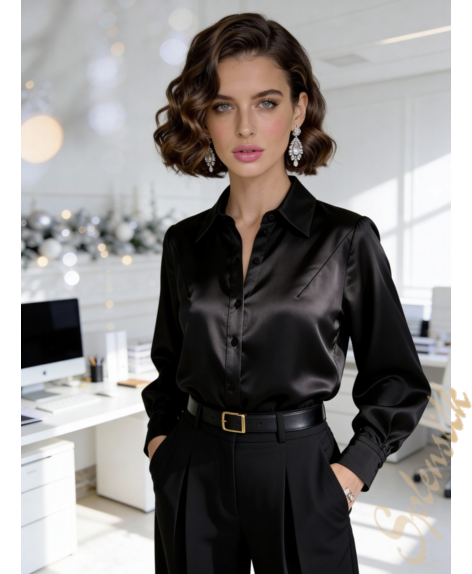 Рубашка из искусственного шелка