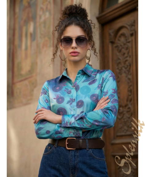 ПРЕДЗАКАЗ - Рубашка из искусственного шелка