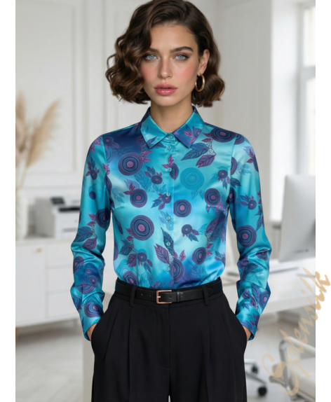 Рубашка из искусственного шелка