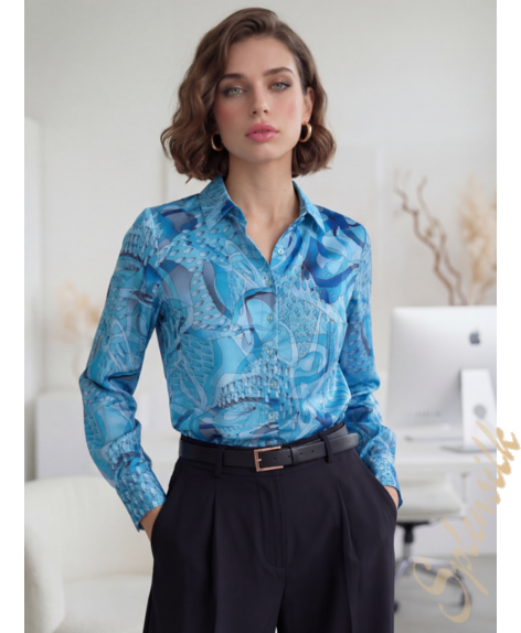 Рубашка из искусственного шелка