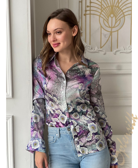 Рубашка из натурального шелка