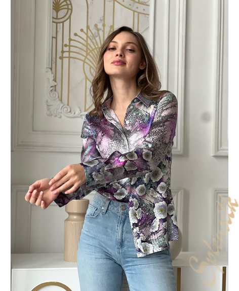 Рубашка из натурального шелка