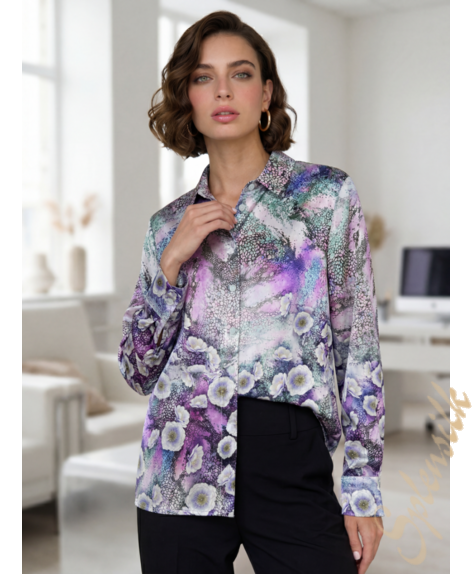 Рубашка из натурального шелка