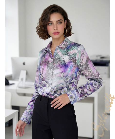 Рубашка из натурального шелка