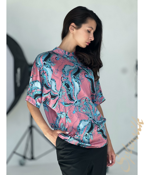 Блузка из искусственного шелка