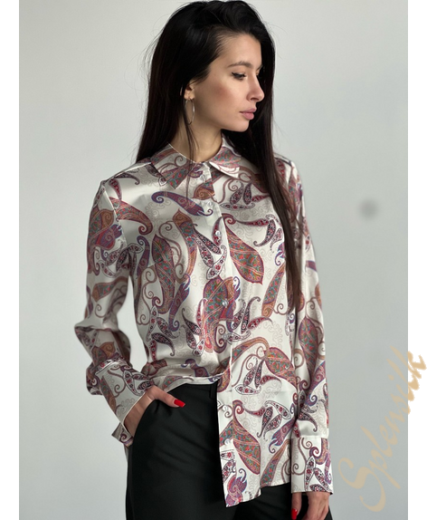 Блузка из искусственного шелка