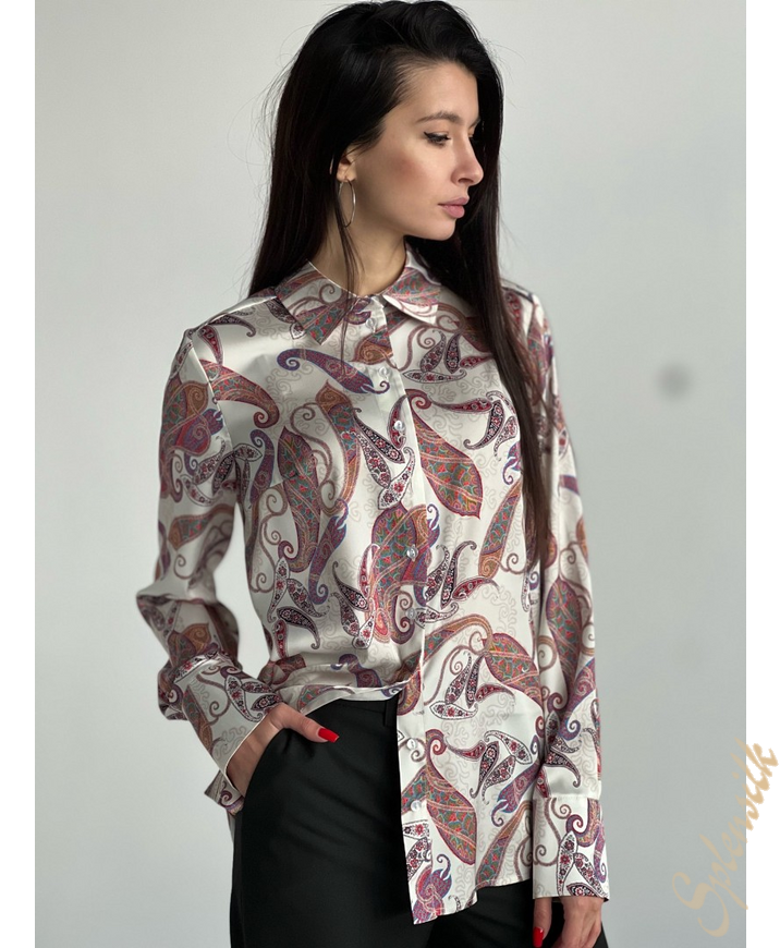 Блузка из искусственного шелка