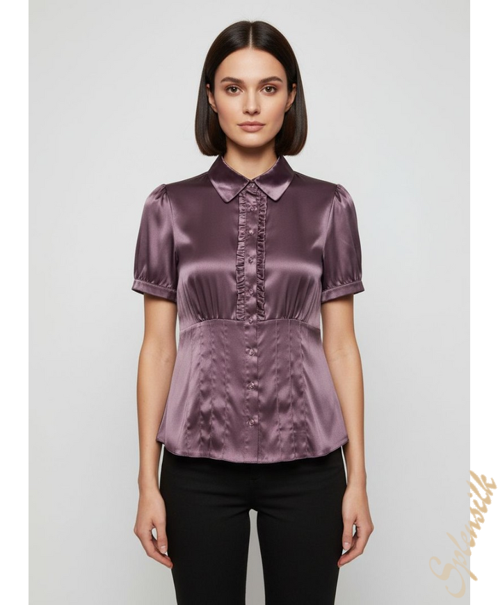 Блузка из натурального шелка