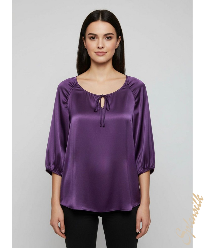 Блузка из натурального шелка