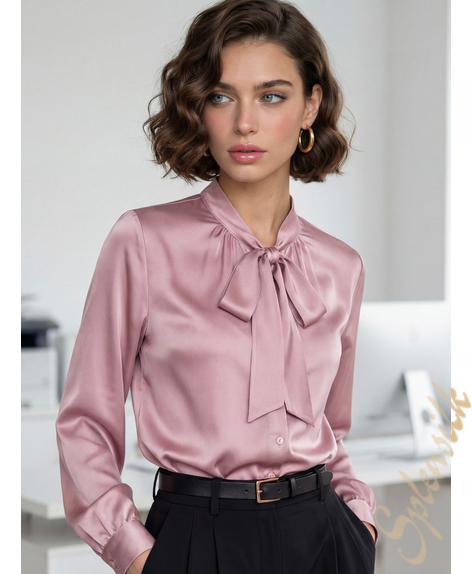 Блузка из искусственного шелка