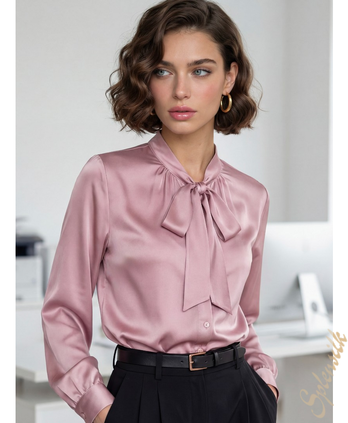 Блузка из искусственного шелка