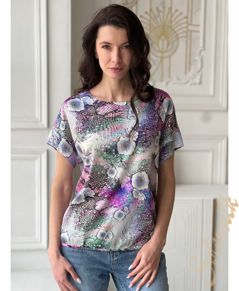 Блузка из натурального шелка