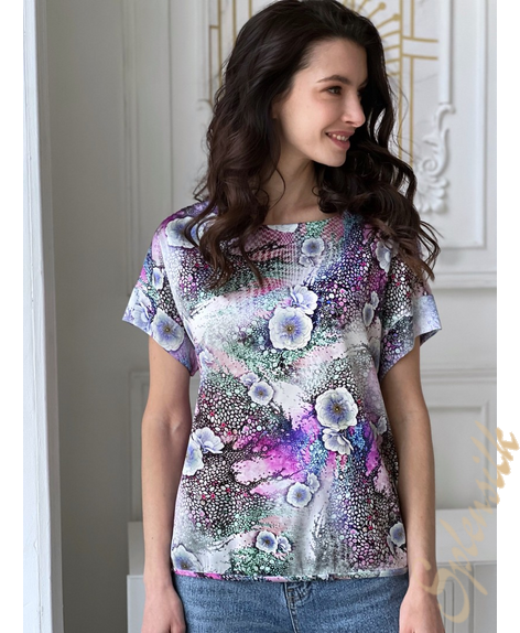 Блузка из натурального шелка