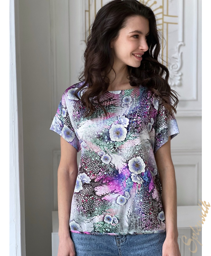 Блузка из натурального шелка