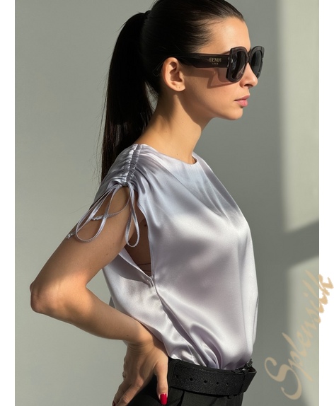 Блузка из натурального шелка