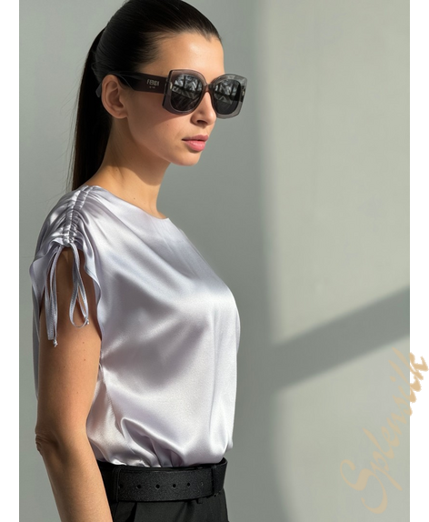 Блузка из натурального шелка