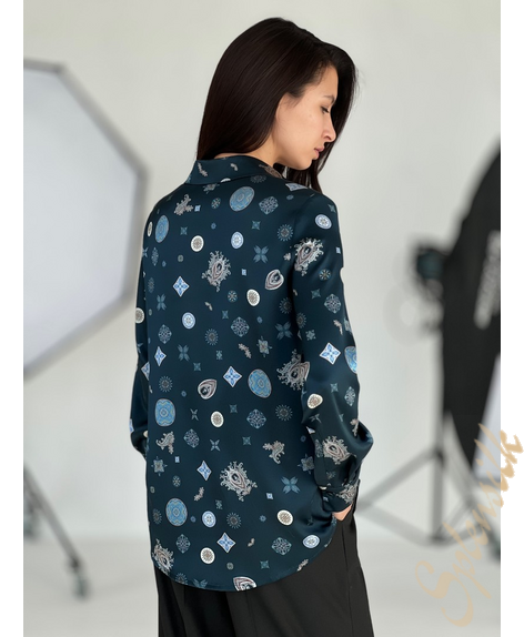 Рубашка из натурального шелка