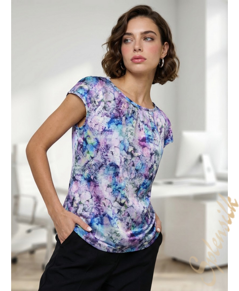 Топ из натурального шелка