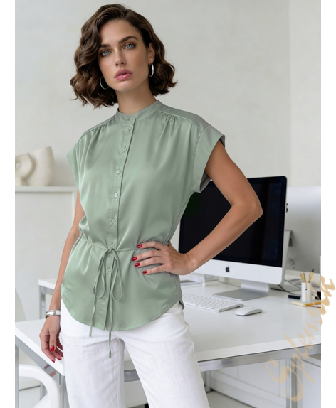 Блузка из искусственного шелка