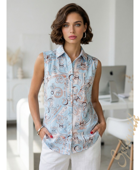 Блузка из искусственного шелка