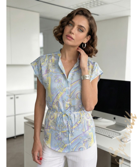 Блузка из искусственного шелка