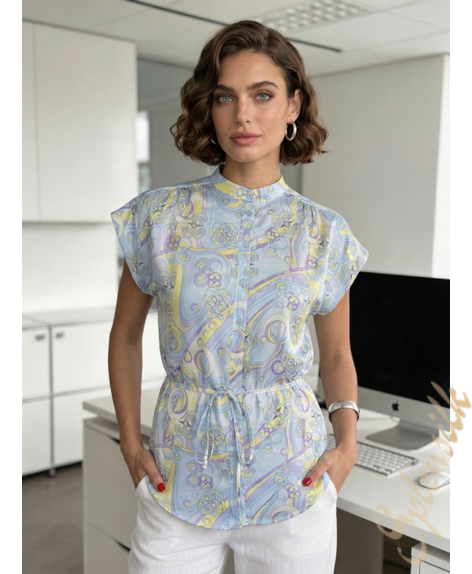 Блузка из искусственного шелка