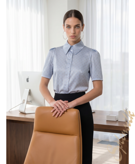 Рубашка из искусственного шелка